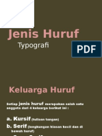 Jenis Huruf