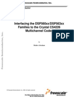 Interfacing The DSP560xx - DSP563xx. Families To The Crystal CS4226