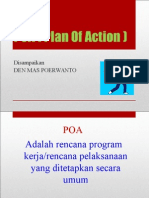 Posting POA (Plan of Action) OK