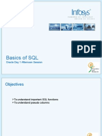Basics of SQL: Oracle Day 1 Afternoon Session