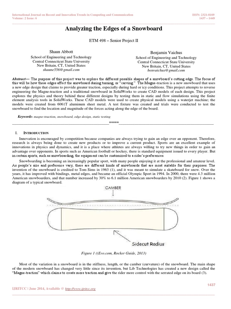 Analyzing the Edges of a Snowboard Snow Simulation