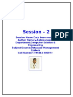 Dbms Session Plan2