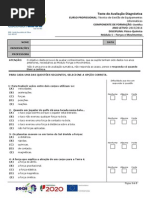 Teste Diagnóstico Módulo F1