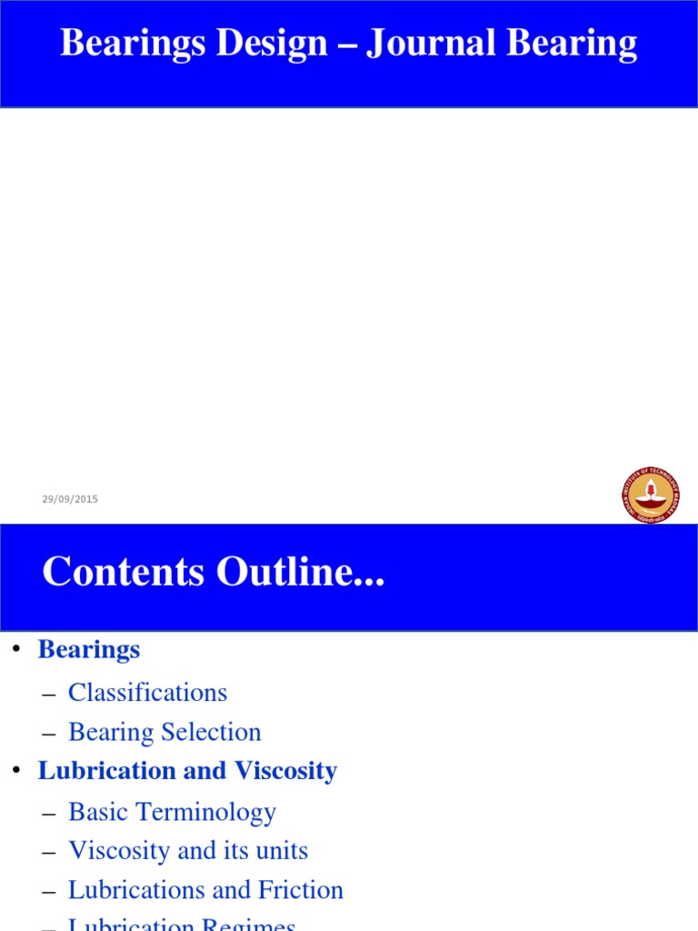 Journal Bearing Design | PDF | Bearing (Mechanical) | Fluid Dynamics