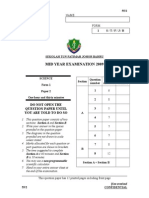 STF Mid Year Science Form 1 2009 Paper2