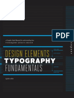 Design Elements Typogrphy Fundamentals