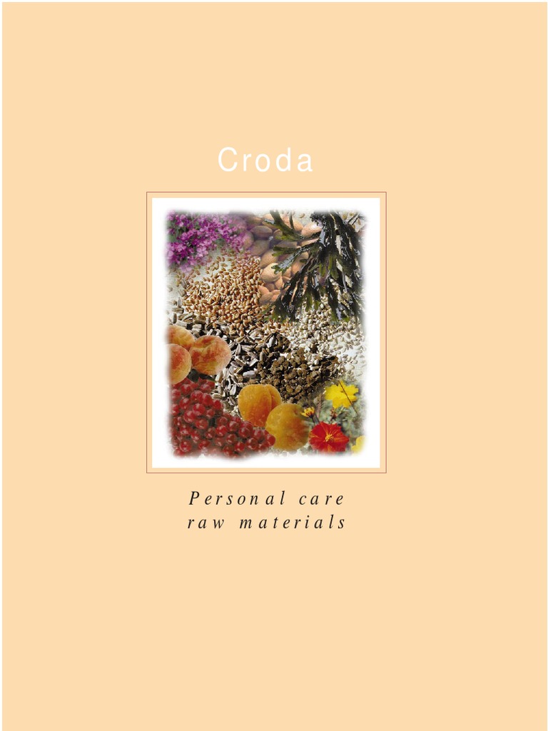 Product Catalouge of Croda PDF Cosmetics Emulsion