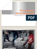 Newspaper Advertisement Textual Analysis 2 