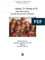 St. Mike's Schola and MIO Michaelmas 2015