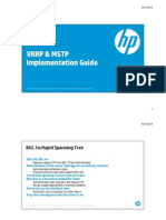 VRRP & MSTP Implementation Guide