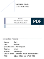 Laporan Jaga IGD 1-2 Juni 2015