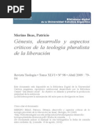 Merino Beas, Patricio - Génesis, Desarrollo y Aspectos Críticos de La Teología Pluralista de La Liberación
