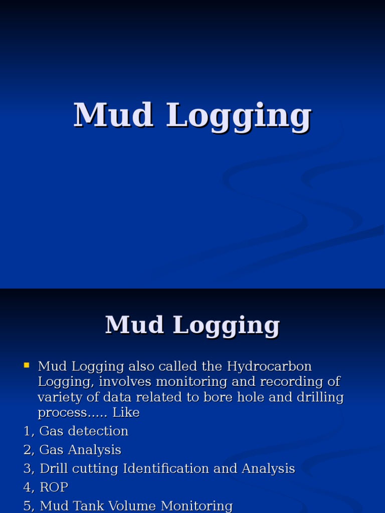 Mud Logging | PDF | Oil Well | Science