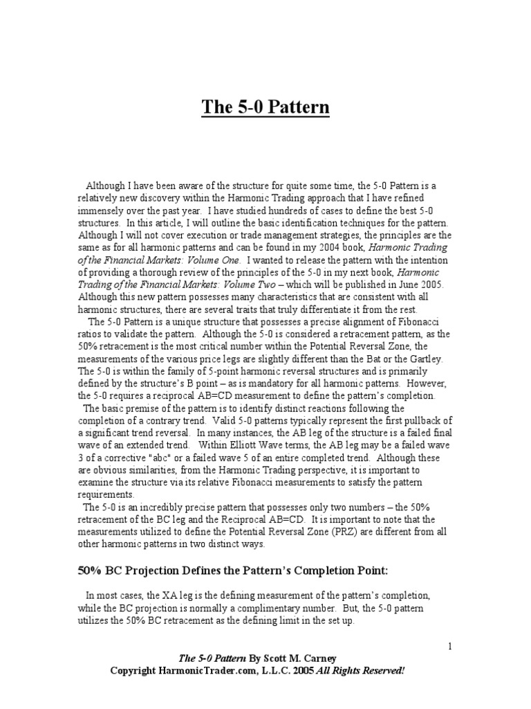 Harmonic Pattern | PDF