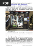 Vending Machine Wireless Management Solution Based on 3G 4G Industrial Router