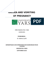 Jurnal Reading Nausea and Vomiting of Pregnancy