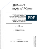 Hegel Philosophy of Nature Miller Translation