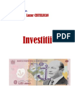 Investitii - Lazar Cistelecan