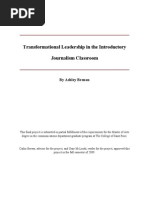 Download Transformational Leadership in the Introductory Journalism Classroom--Ashley Brenon by Ashley Brenon SN28310377 doc pdf