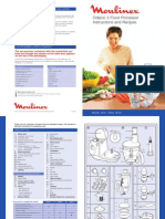 Moulinex Odacio 3 7 Food Processor Instructions and Recipe Guide