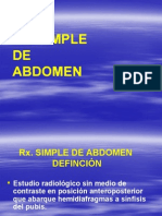 placa Simple de Abdomen