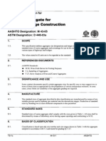 M 43-05 Aggregate For Road & Bridge Construction