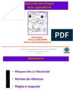 Securite Electrique Au Bloc Operatoire