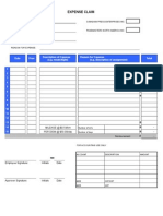 Standard Expense Report Form 0913