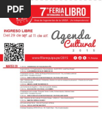 Agenda Cultural FIL 2015 