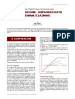 Lezioni Su Compressori Expander-Gate Equalizzatore