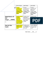 Rubric 2