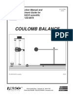 Coulombs Law Apparatus Manual ES 9070