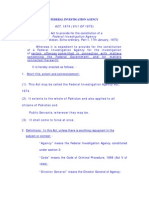 Pakistan Federal Investigation Agency Act 1975