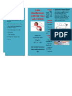 Leaflet Pencegahan Infeksi Luka Bakar