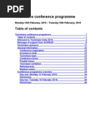 Techshare India 2010 Conference Programme