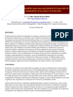 El Turismo Rural Sostenible Como Una Oportunidad de Desarrollo de Las Pequeñas Comunidades de Los Países en Desarrollo