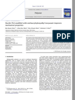 Ductile PLA Modified With Methacryloyloxyalkyl Isocyanate Improves