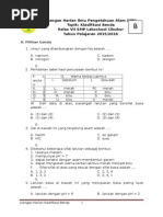 Soal Ipa Klasifikasi Materi Dan Perubahannya Smp Kelas 7 Doc