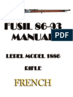 Rifle Manual Lebel French France