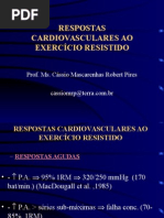 Ms Cássio Mascarenhas - Respostas Cardiovasculares e Exercício