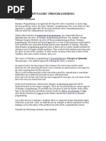 Dynamic Programming