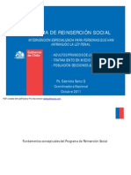 Modelo RNR y Programa de Reinserción Social PDF