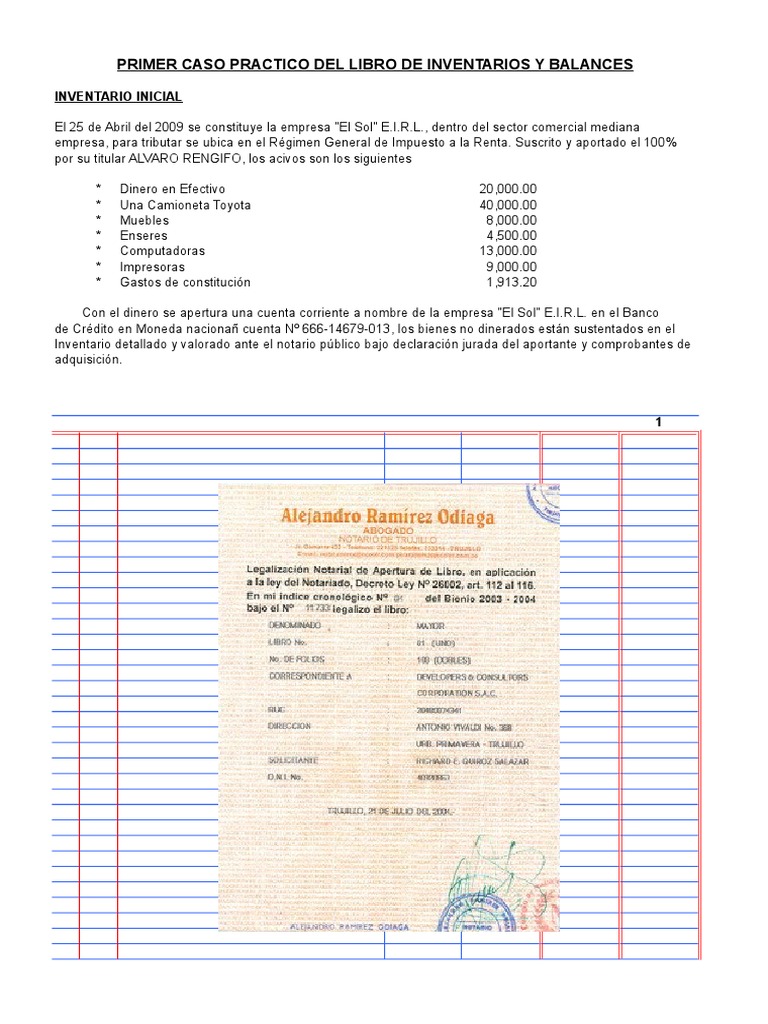 Inventario Inicial-