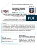 A Recent Review On Technological Advancement and The Use of Natural Superdisintegrant in The Formulation of Fast Disintegrating Tablet