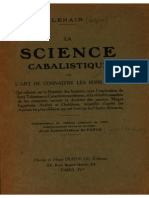 Lenain Lazare - La Science Cabalistique Ou L'art de Connaître Les Bons Génies PDF