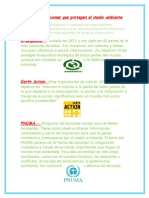 Las Organizaciones Que Pretegen El Medio Ambiente