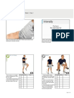 Weight Loss Level 2: Week 1: Day 1: Run in Place Squat