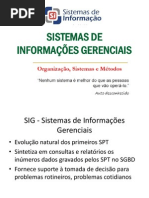 Sistemas de informações Gerenciais