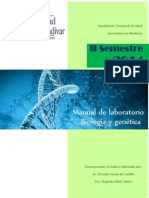 Manual de Laboratorio Biologia y Genética II Semestre 201 4