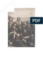 The Contest of Macedonian Identity 1870 1912 by Nick Anastasovski